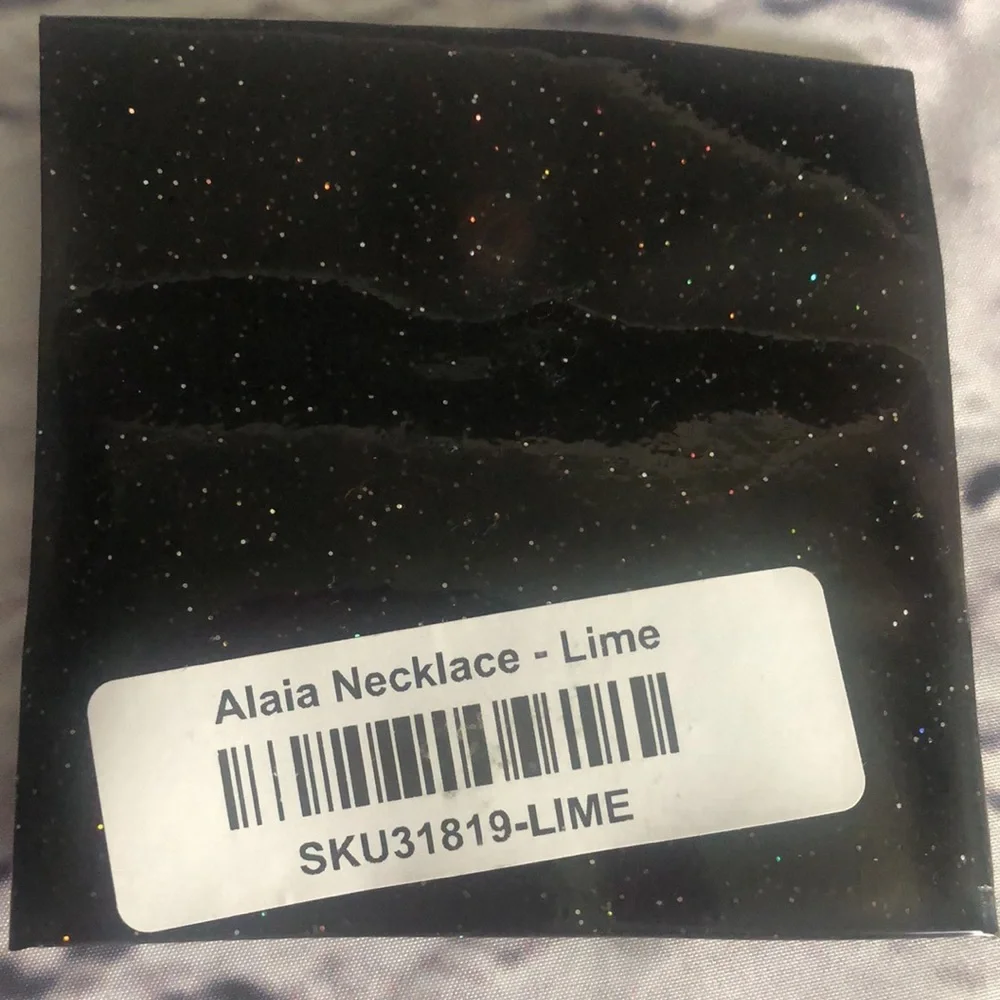 Bar By Alexa Rae Alaia Necklace Lime Color . - Picture 6 of 7